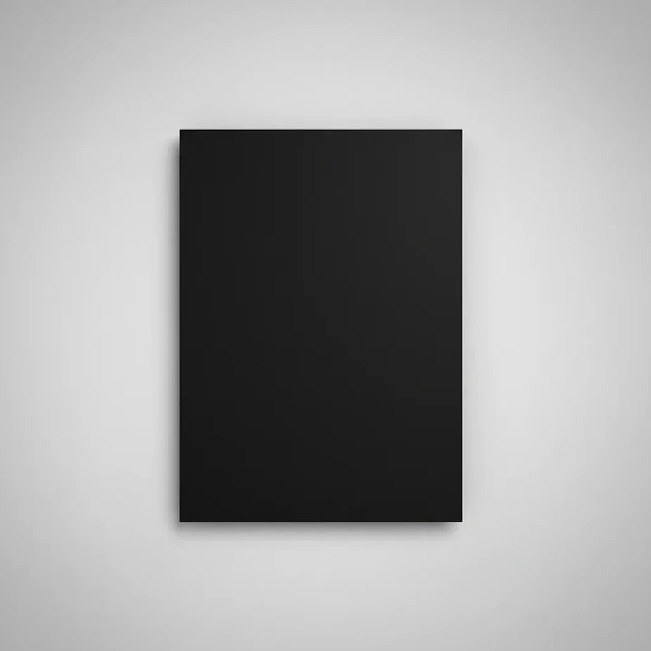 Pack 10 Pliegos Cartón Piedra Color Negro 38x55cm 6