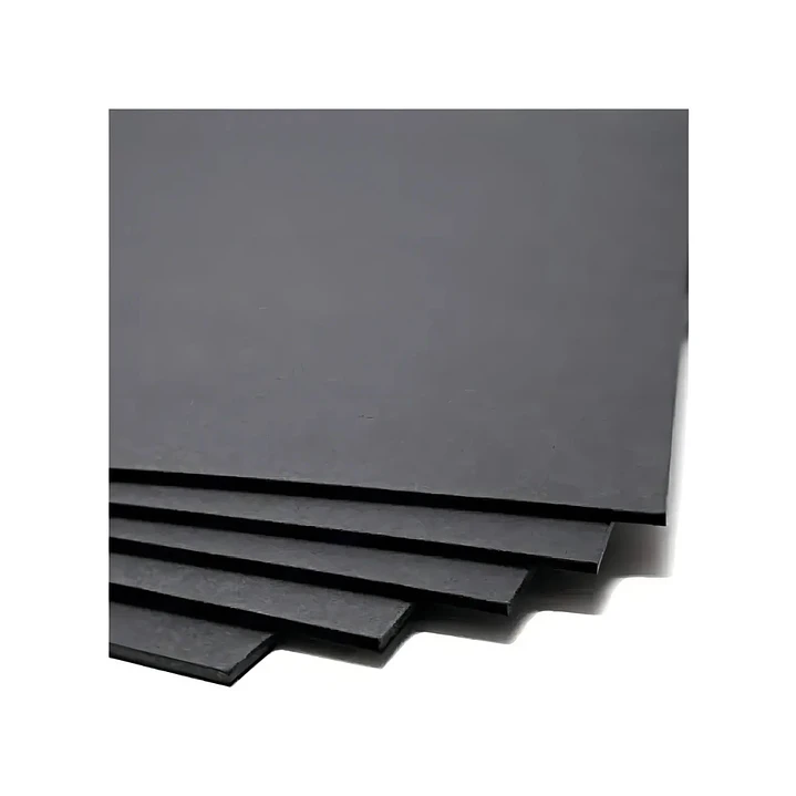 Pack 10 Pliegos Cartón Piedra Color Negro 27x38cm 2