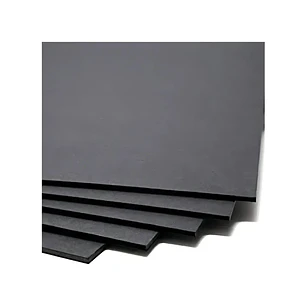 Pack 5 Pliegos Cartón Piedra Color Negro 27x38cm
