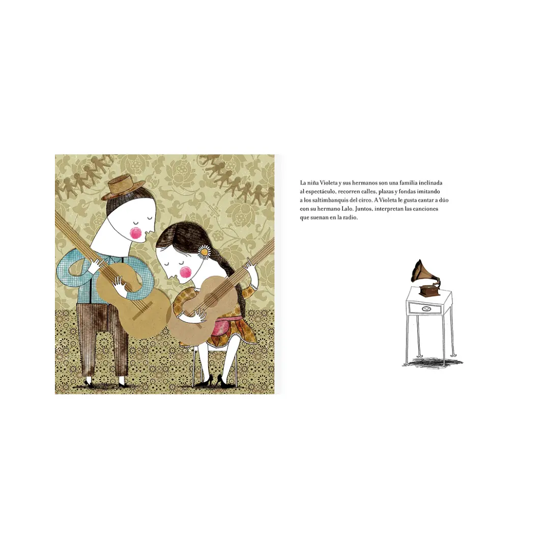 La niña Violeta, Francisco Jiménez & Paloma Valdivia 4