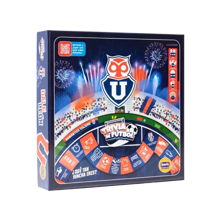 Juego De Mesa Trivia De Fútbol Universidad De Chile Dactic 6
