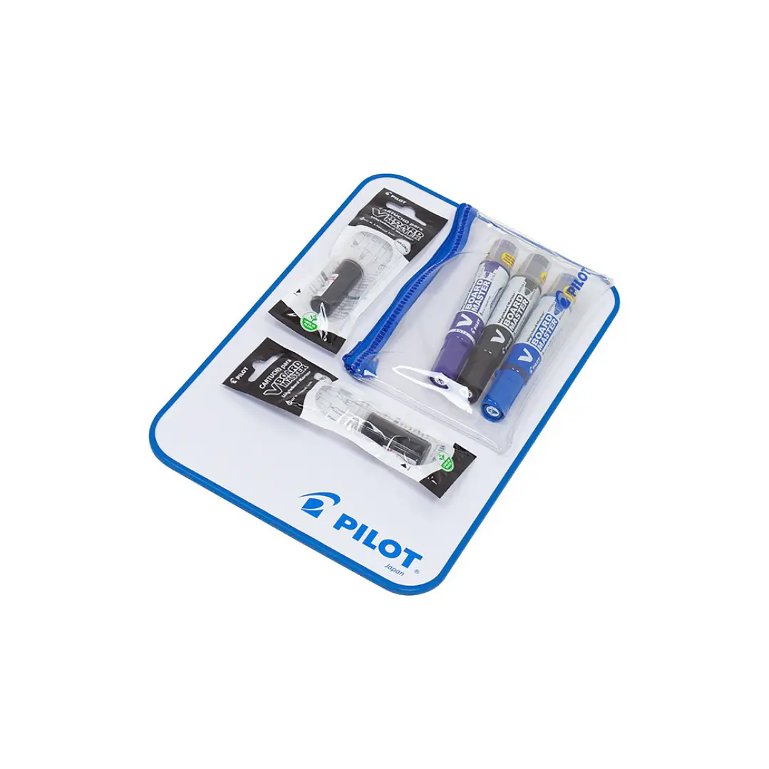 Set Pizarra + 3 Plumones + 2 Cartuchos V Board Pilot 2