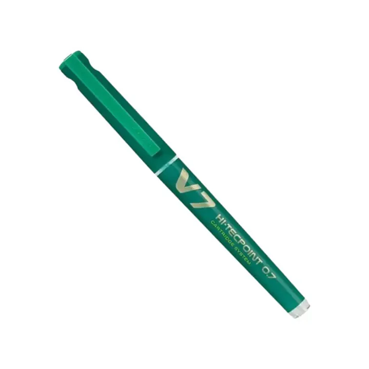 Lápiz Tinta Pilot Hi-Tecpoint V7 0,7mm Recargable Color verde 1