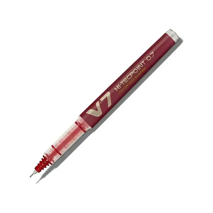 Lápiz Tinta Pilot Hi-Tecpoint V7 0,7mm Recargable Color Rojo 1