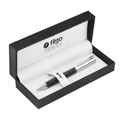 Boligrafo Filgo Braque Cuero Negro/tostado