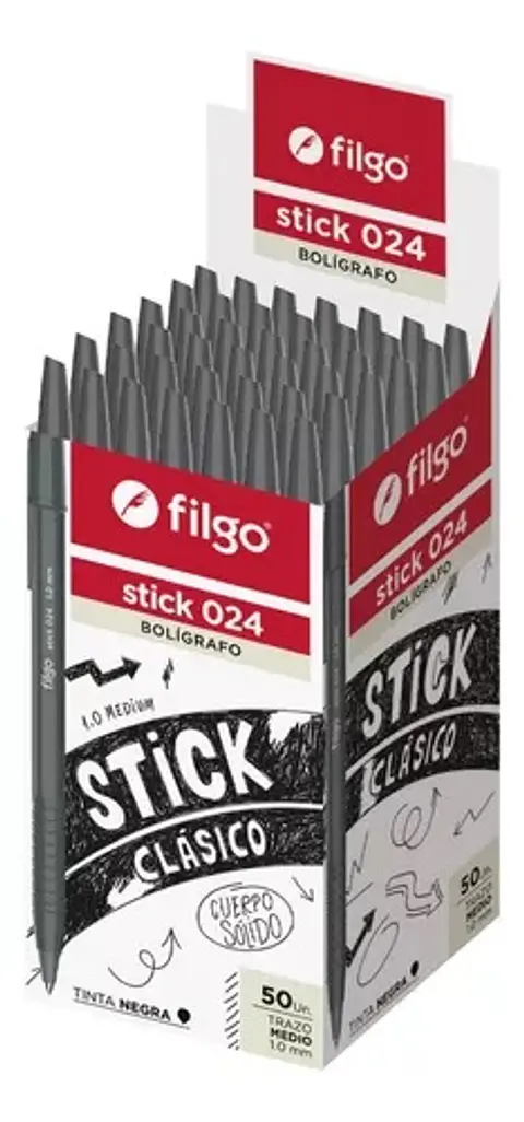 Boligrafo Filgo Stick 024 1mm X50