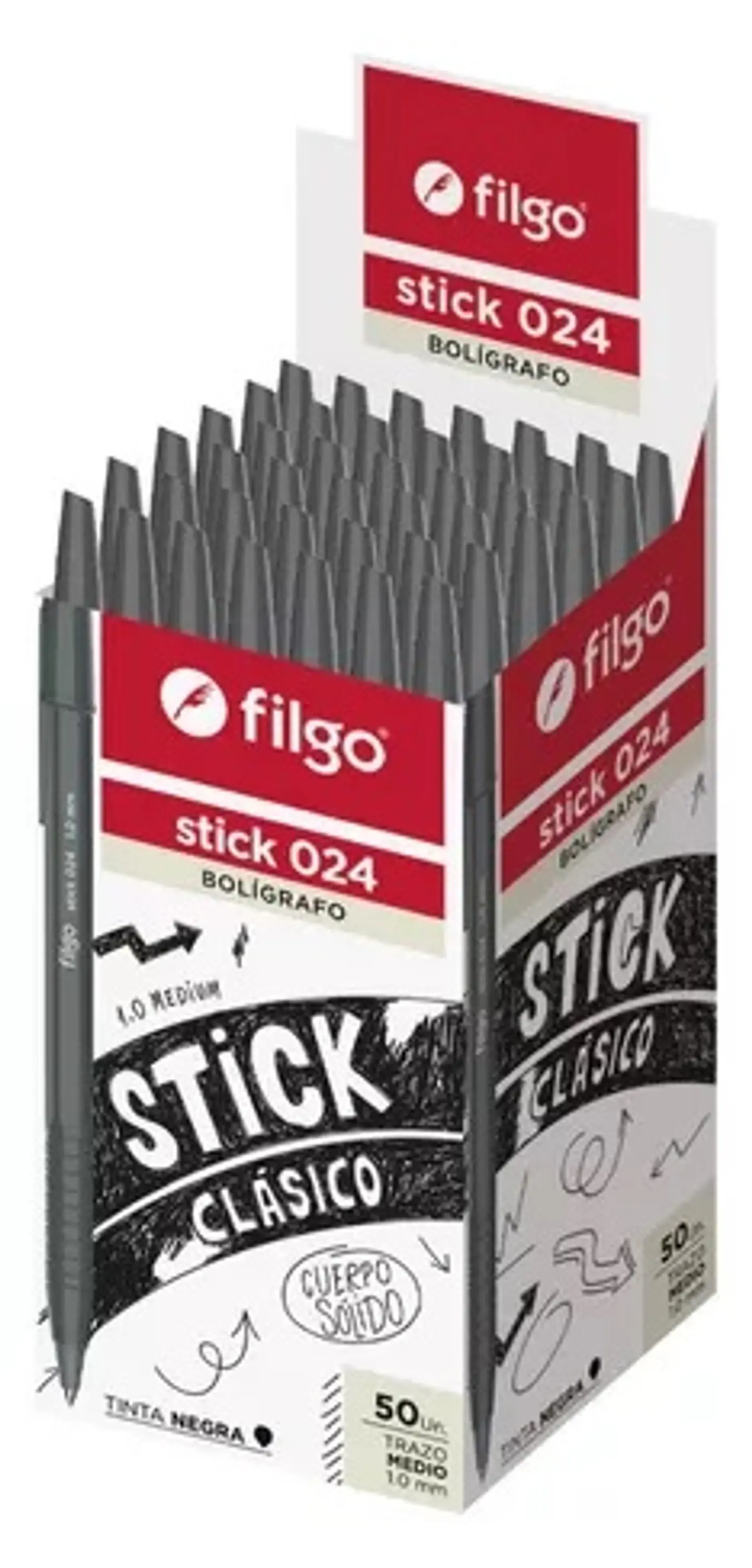 Boligrafo Filgo Stick 024 1mm X50 1