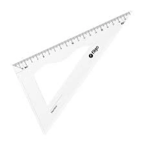 Escuadra Filgo Geox Cristal 45x15 Cm