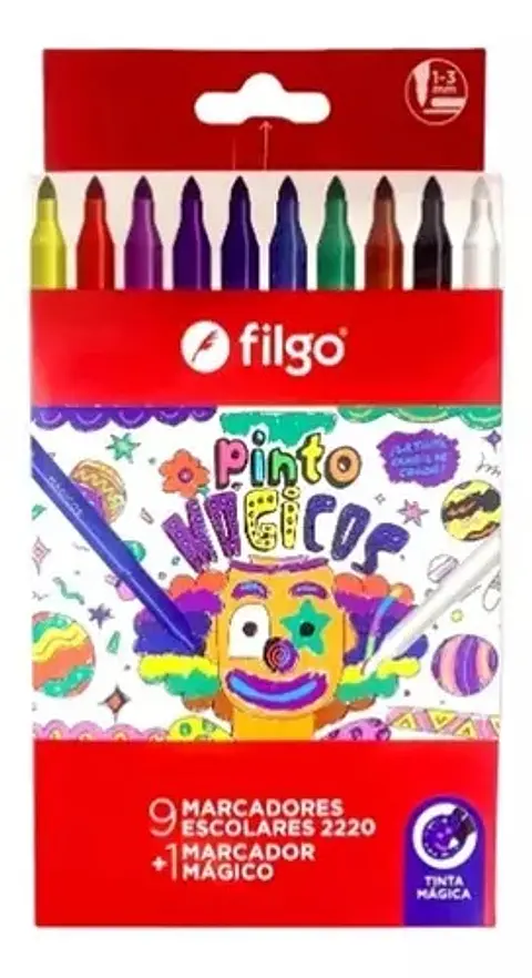 Marcador Filgo Pinto Estuche X10u. Magicos