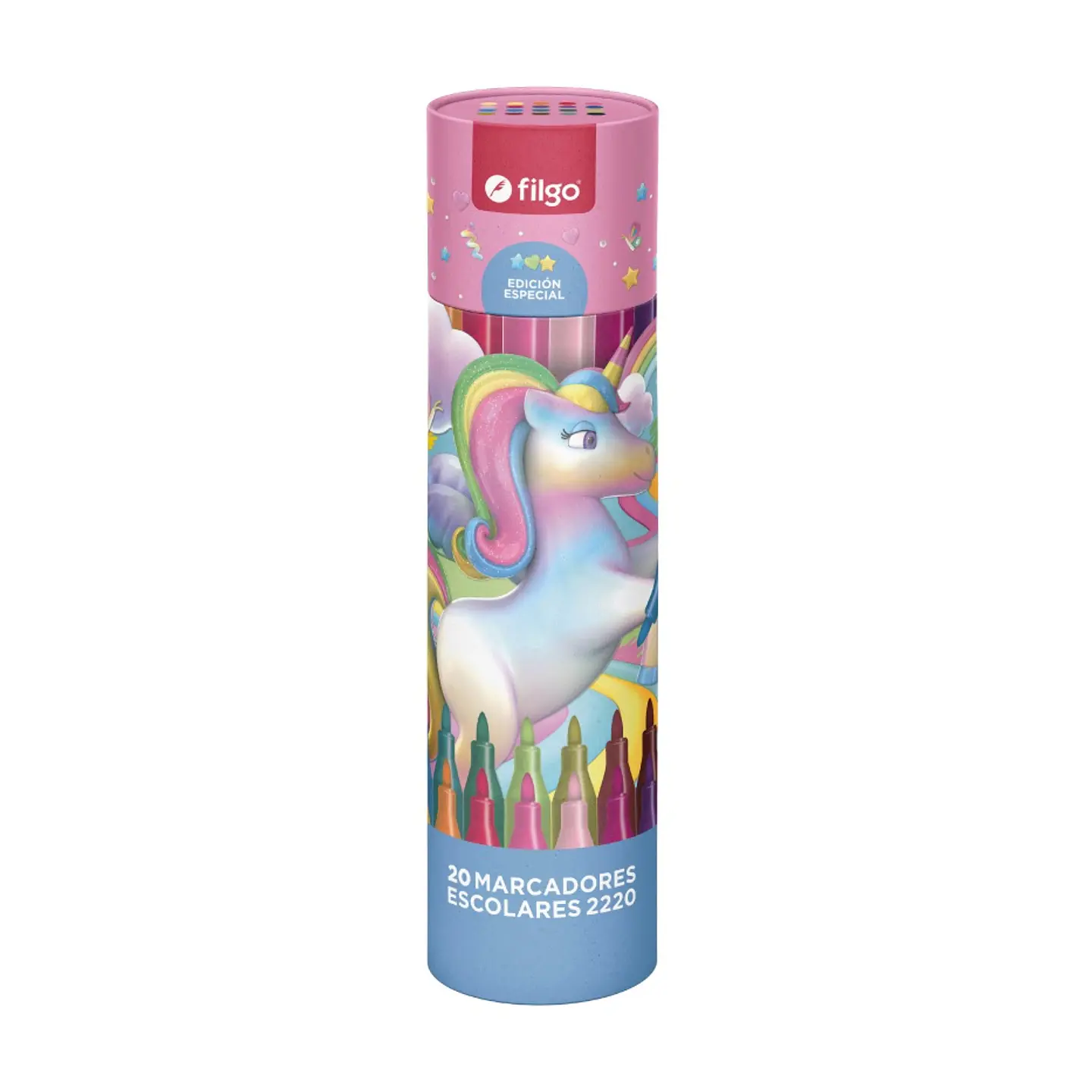 Marcadores Escolares Filgo Pinto Unicornio Surtidos X20u 1
