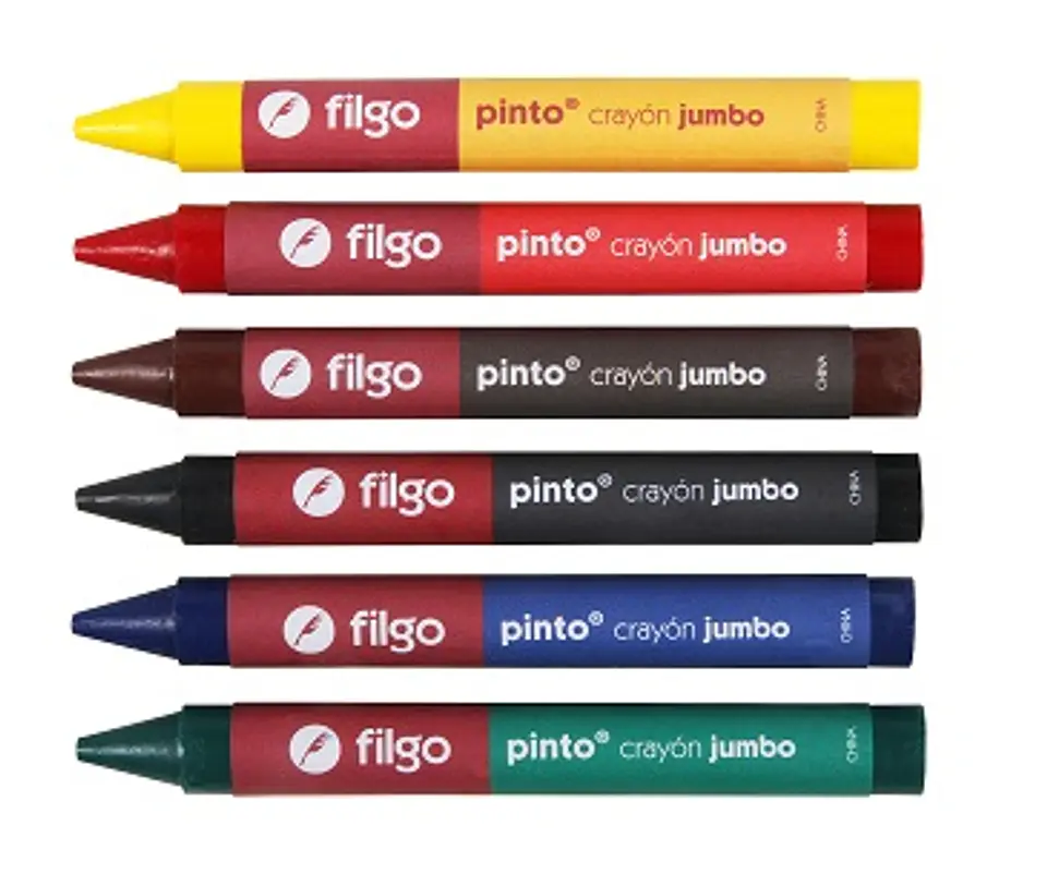 Crayon De Cera Filgo Pinto Jumbo X6u. 1