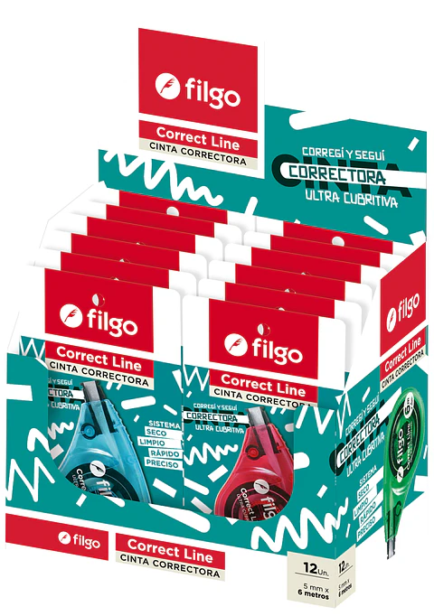 Cinta Correctora Line Filgo 5mm X 6mt C/u