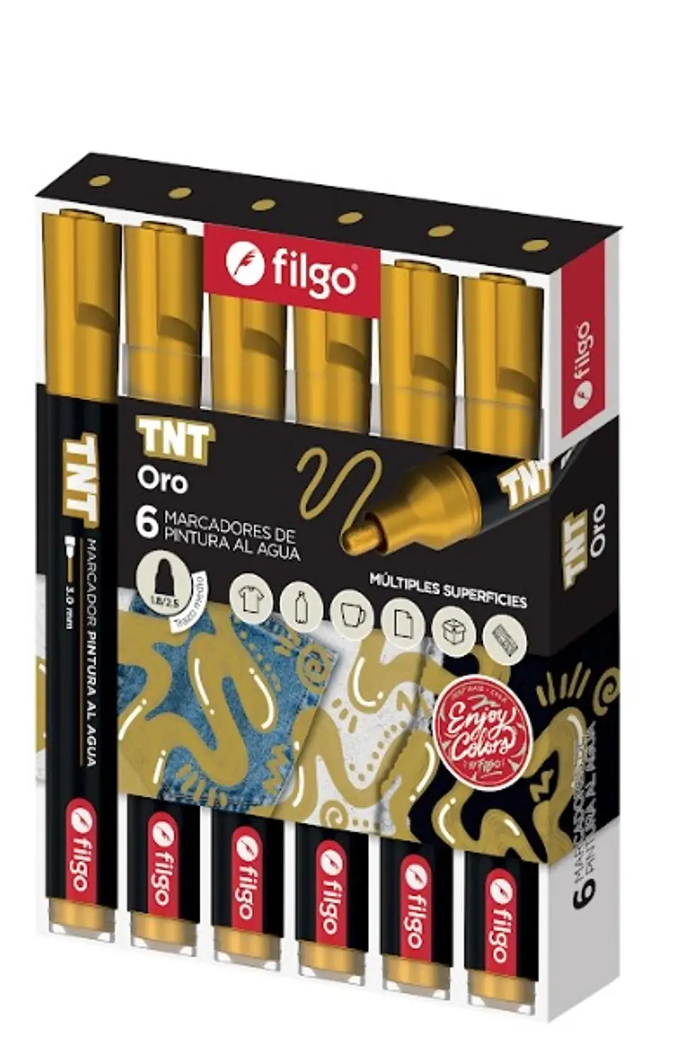 Marcador Filgo Pintura Al Agua Tnt X 1