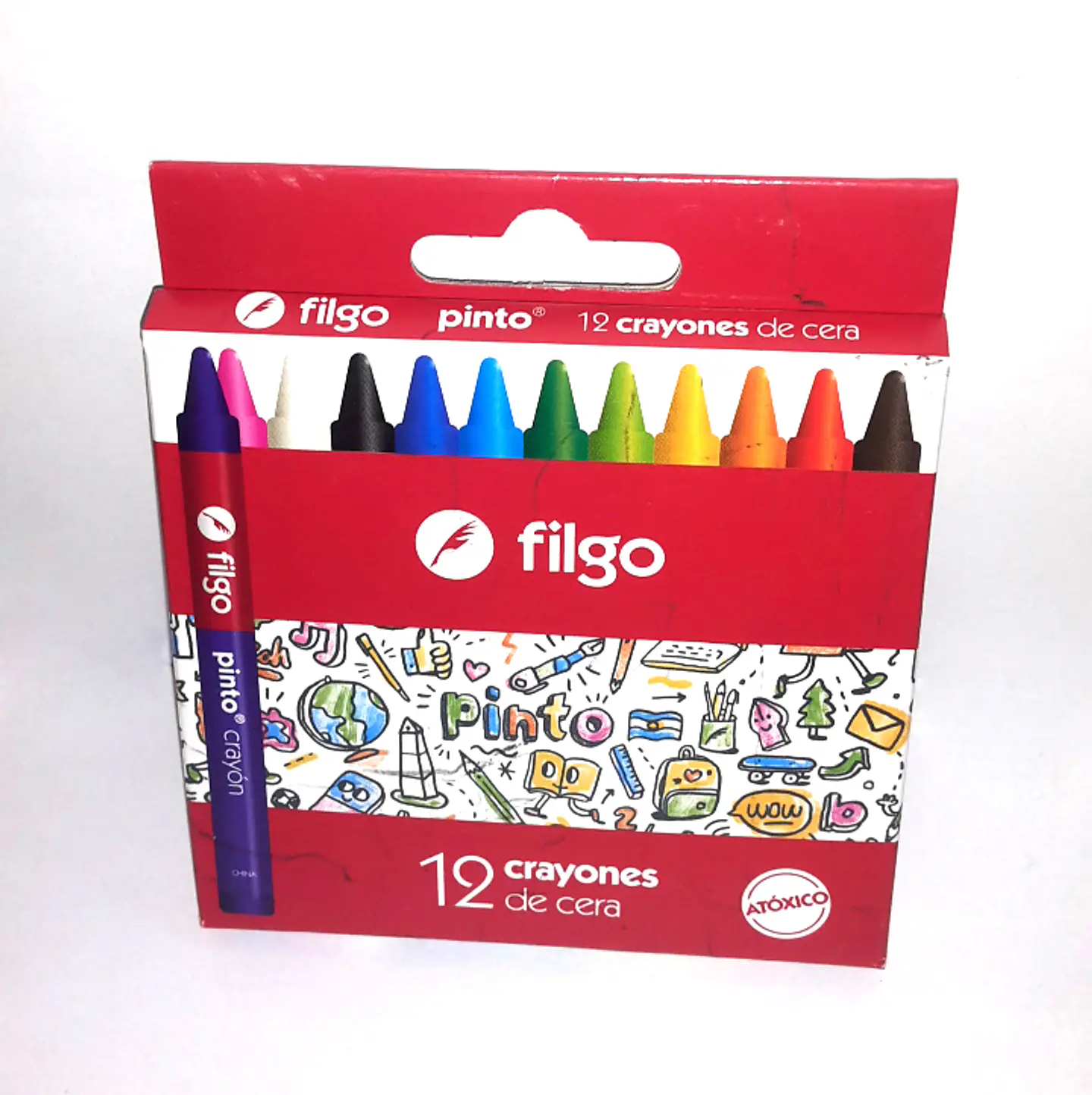 Crayones Filgo X12 De Cera 1