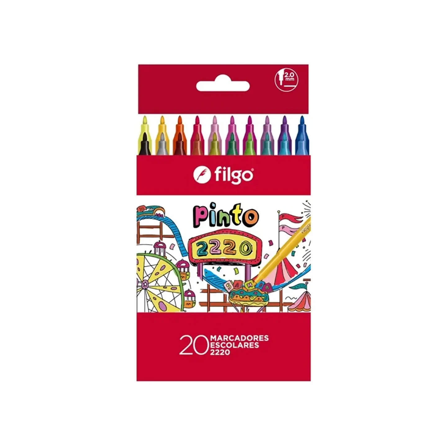 Marcador Escolar Filgo V/colores X10u. 1
