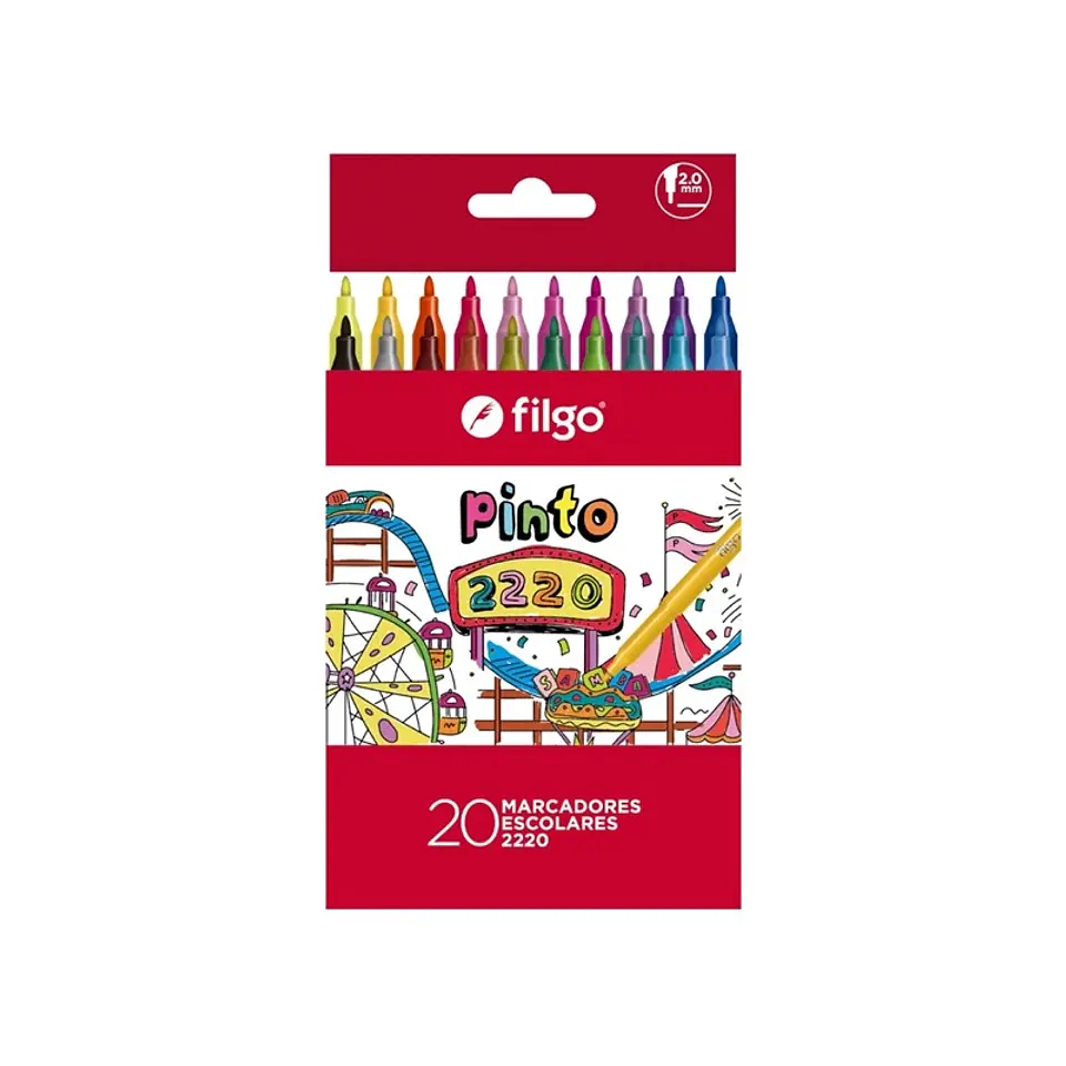 Marcador Escolar Filgo V/colores X10u. 1