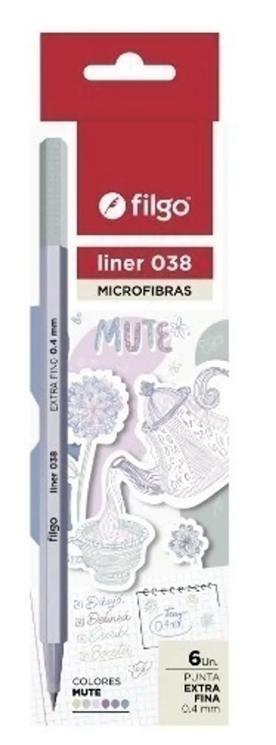Microfibra Filgo Mute Liner 038 0.4mm 1