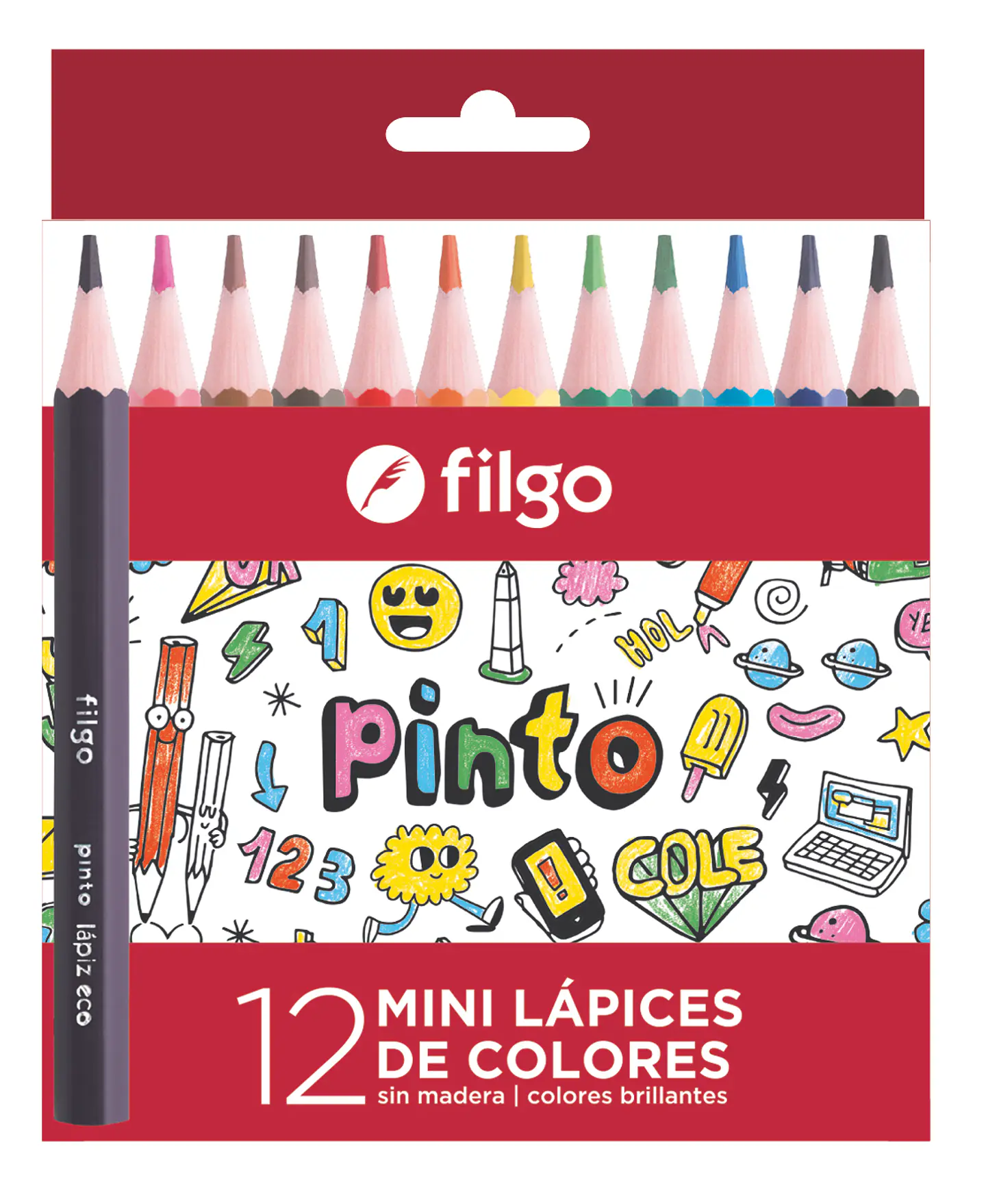 Lapiz Filgo De Colores Cortos X 12 Und 1