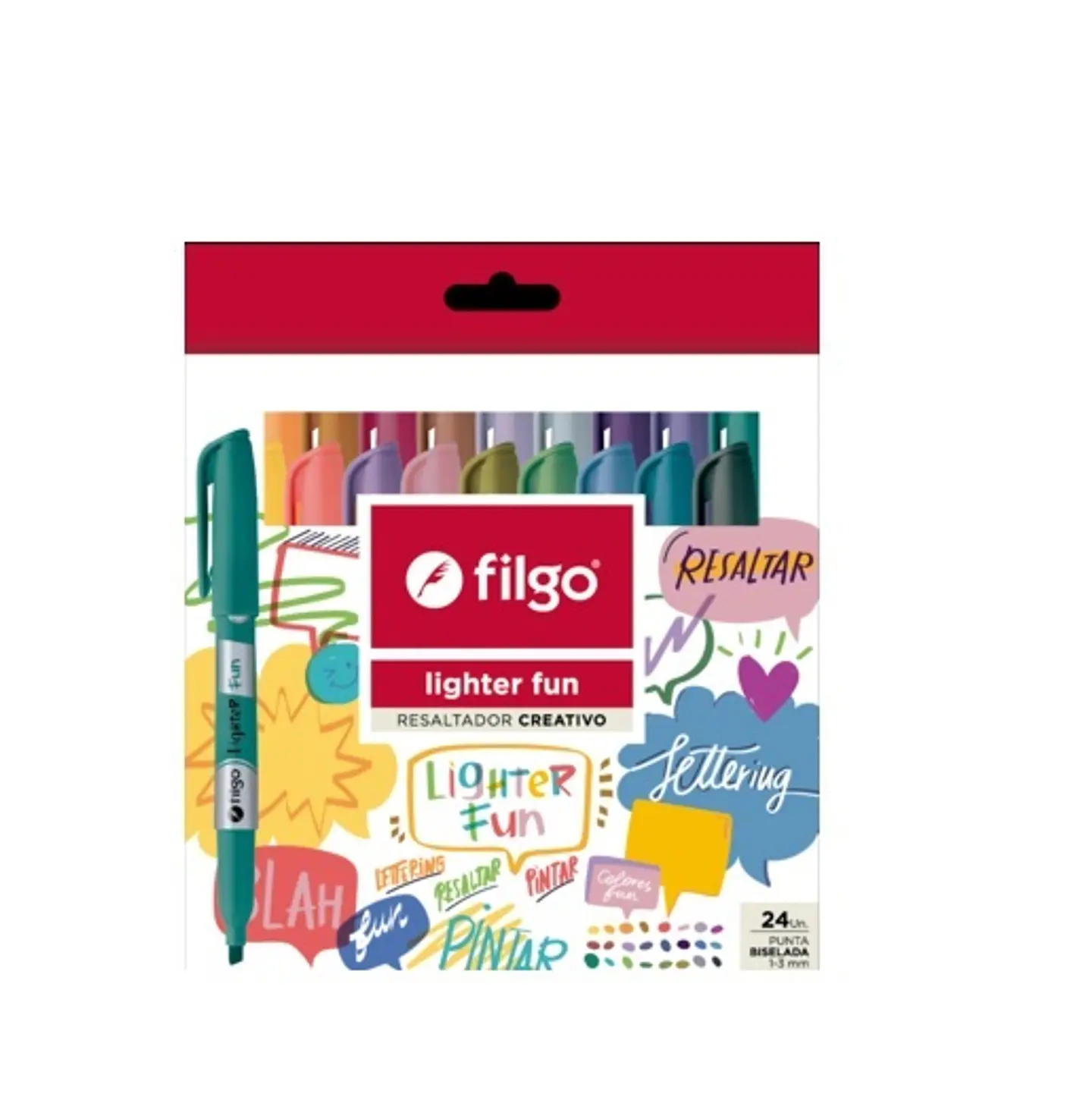 Resaltador Filgo Lighter Fine Fun X 24u. V/colores 1