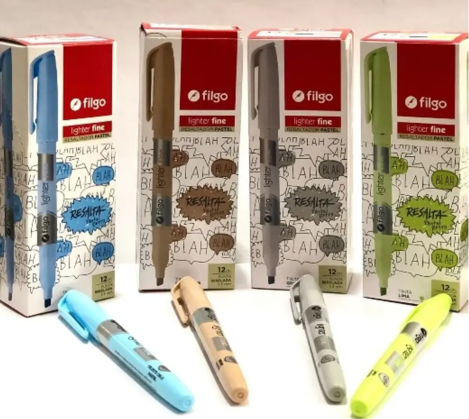 Resaltador Filgo Lighter Fine Pastel 1