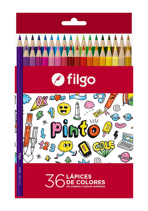 Lapiz Color Filgo X 36u. Largos