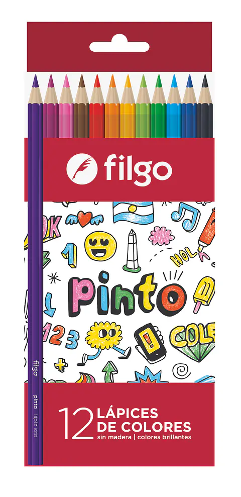 Lapiz Color Filgo X12u. Largos