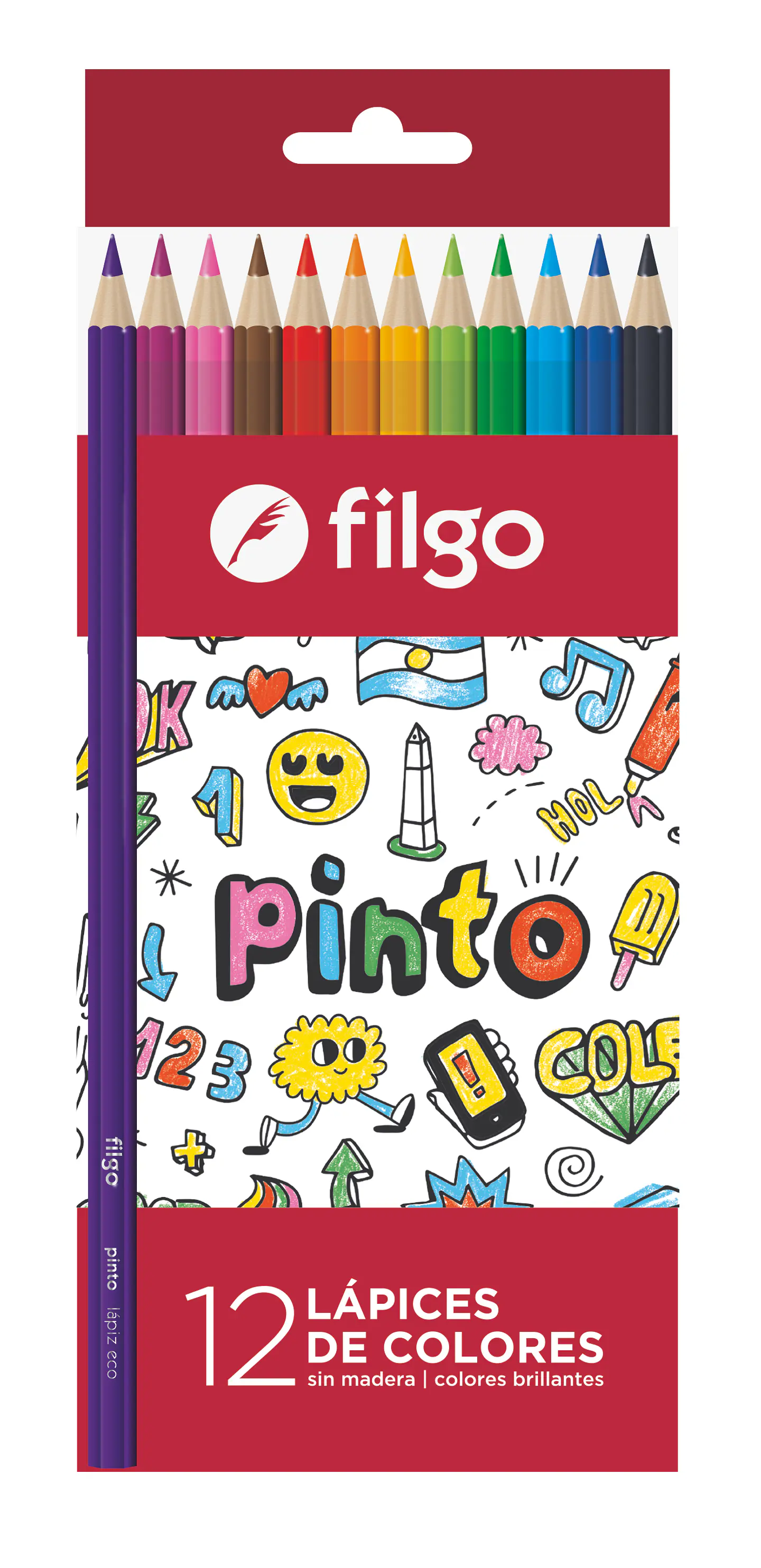 Lapiz Color Filgo X12u. Largos 1