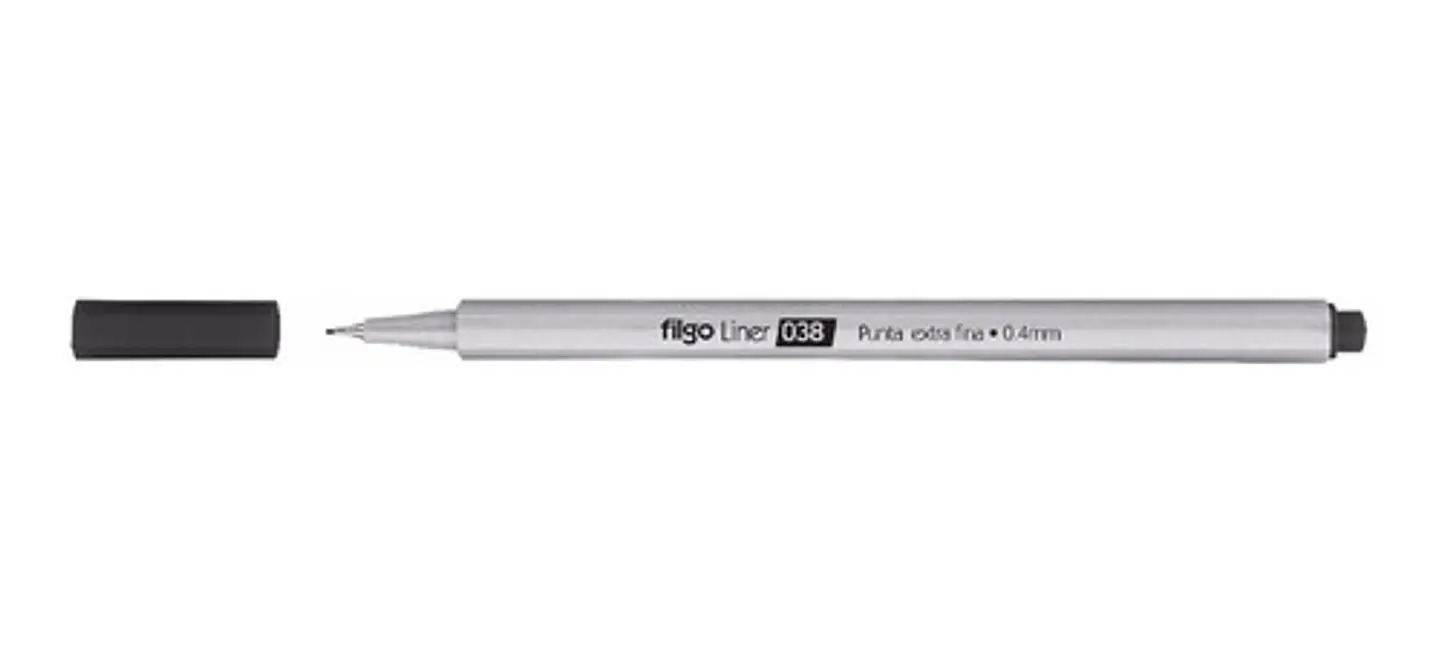 Microfibra Filgo Liner 038 0.4mm Punta Japonesa 10u C/u V/colores 1