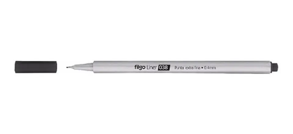 Microfibra Filgo Liner 038 0.4mm Punta Japonesa 10u C/u V/colores 1