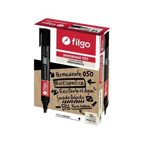 Marcador Permanent 050 Filgo Punta Biselada