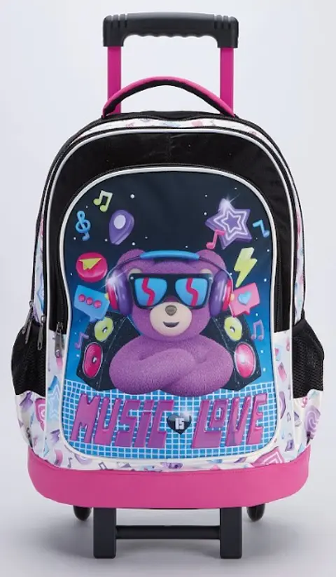 Mochila Filgo Starpak Osito 18" C/ruedas + Llavero