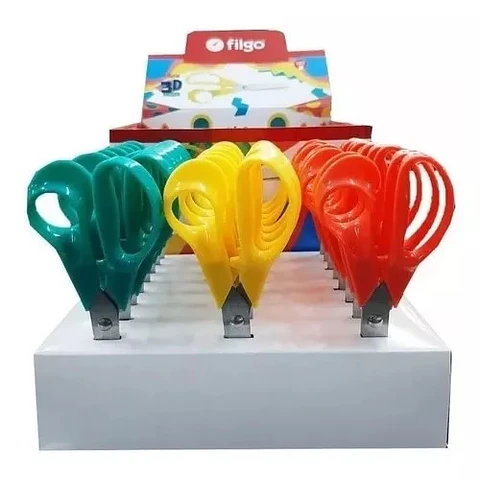 Tijera Escolar Filgo 3d X24