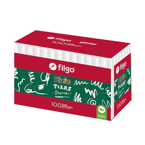 Tizas Filgo Pinto X100u Blanca