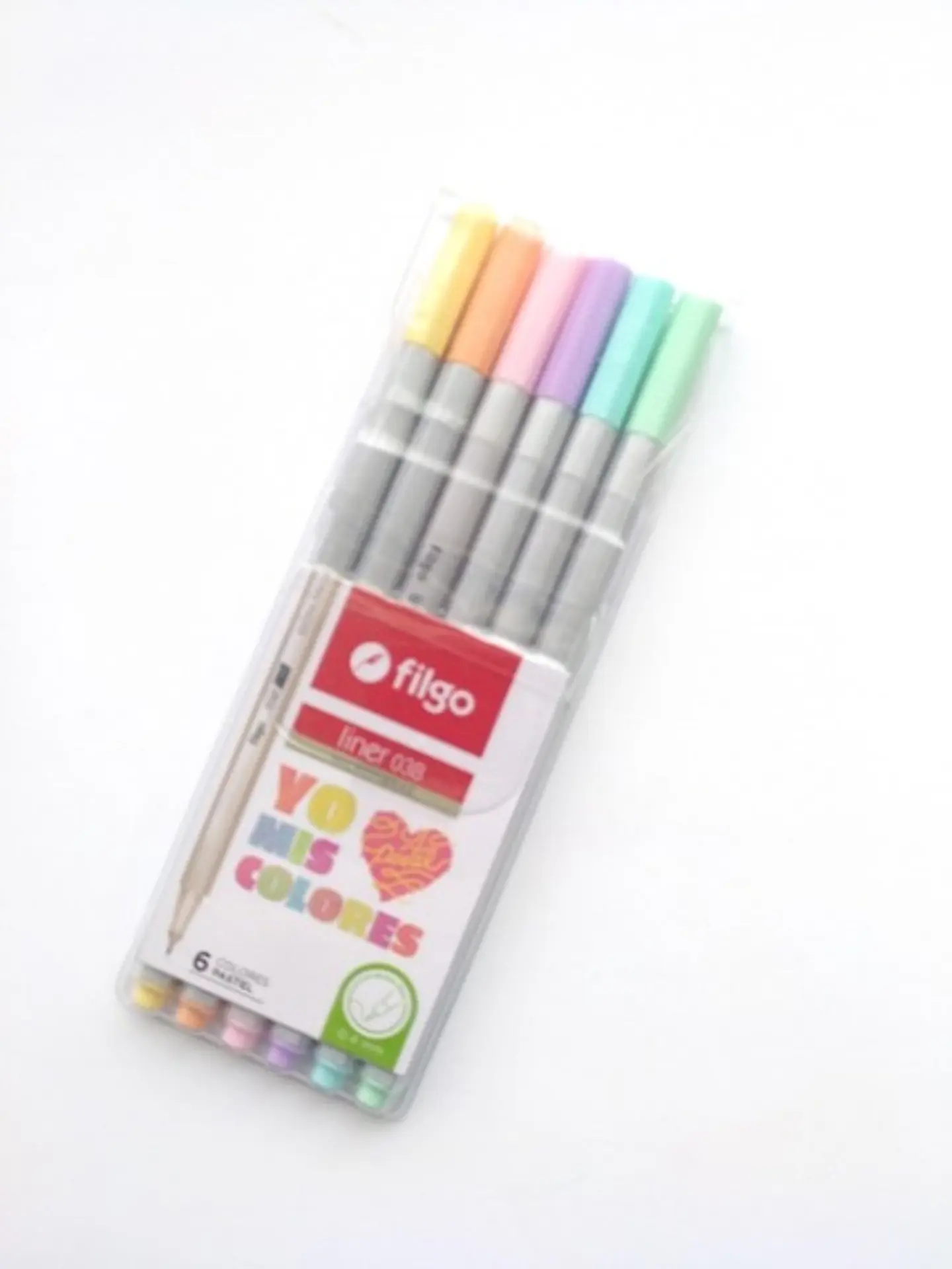 Microfibra Filgo Liner 038 0.4mm X 6u. Pastel 1