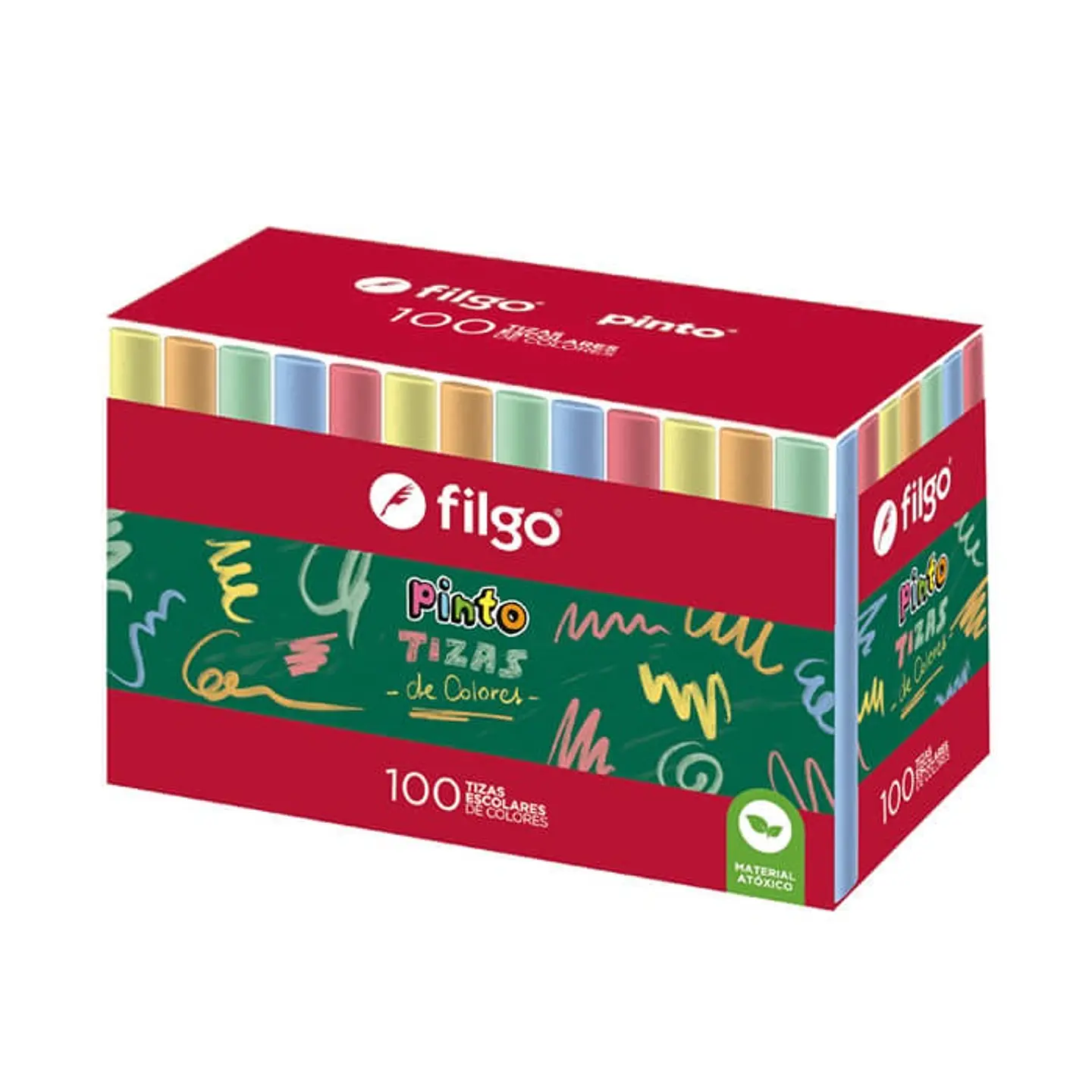 Tizas Filgo Pinto X100u Surtidas 1