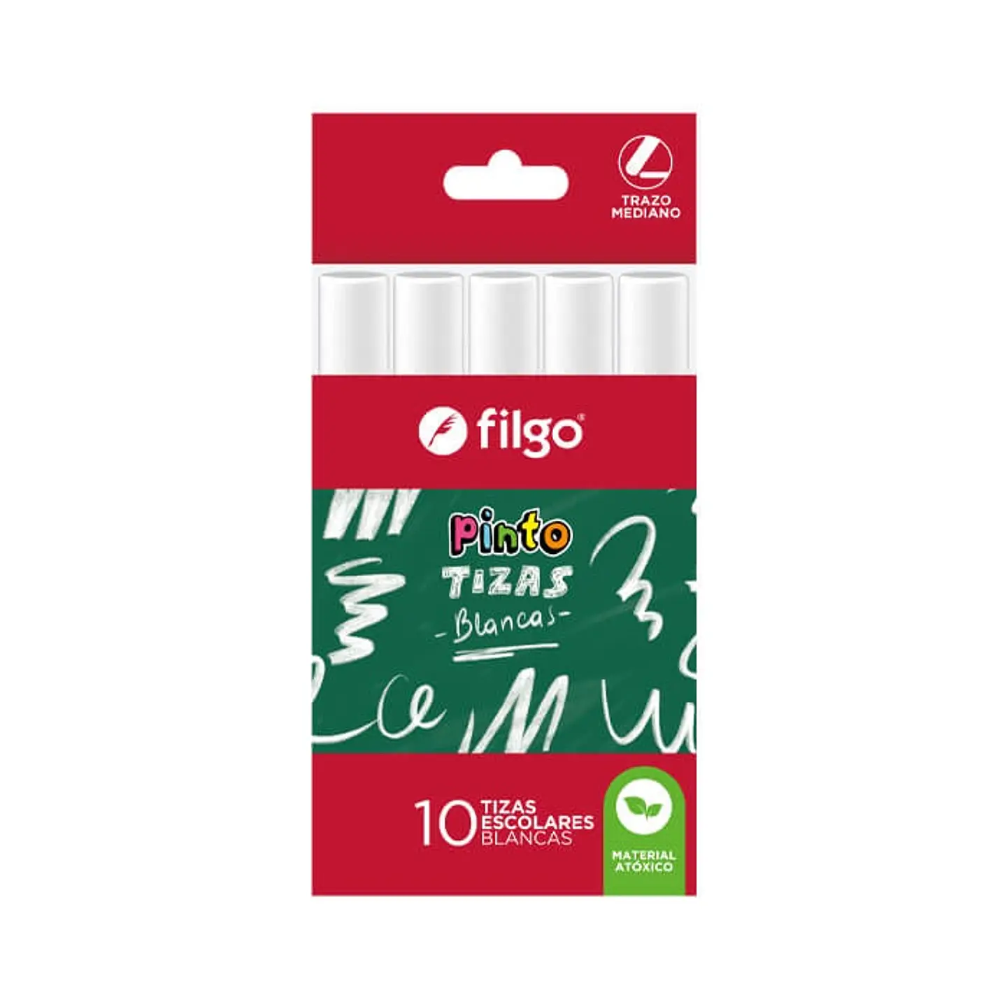 Tizas Filgo Pinto X10u Blanca 1