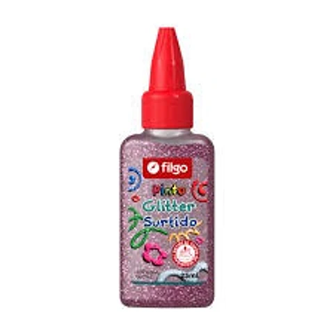 Adhesivo Filgo Glitter 25ml X12u C/u V/colores