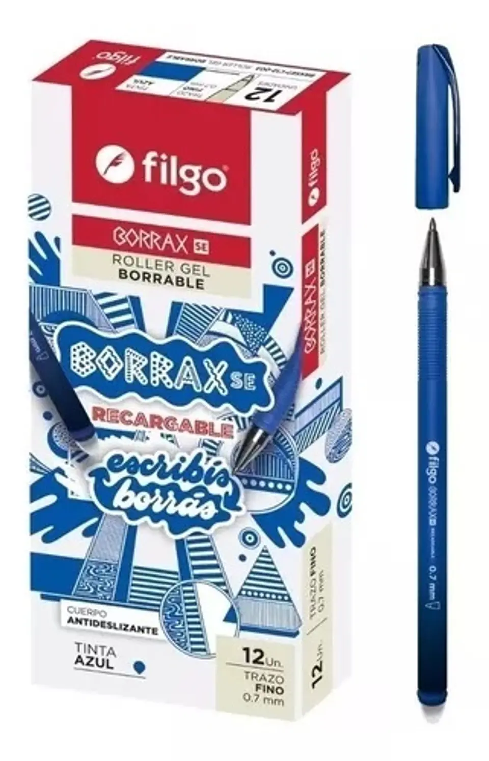 Boligrafo Filgo Borrax Gel Borrable Se - 0.7mm 1
