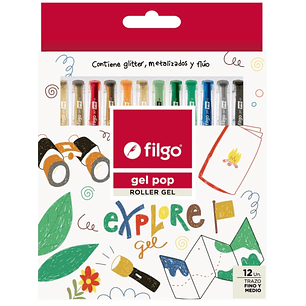 Boligrafo Roller Filgo Gel Pop Explore X12u