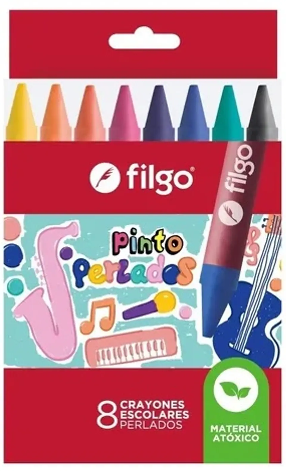 Crayones Filgo Pinto Perlado X8u 1