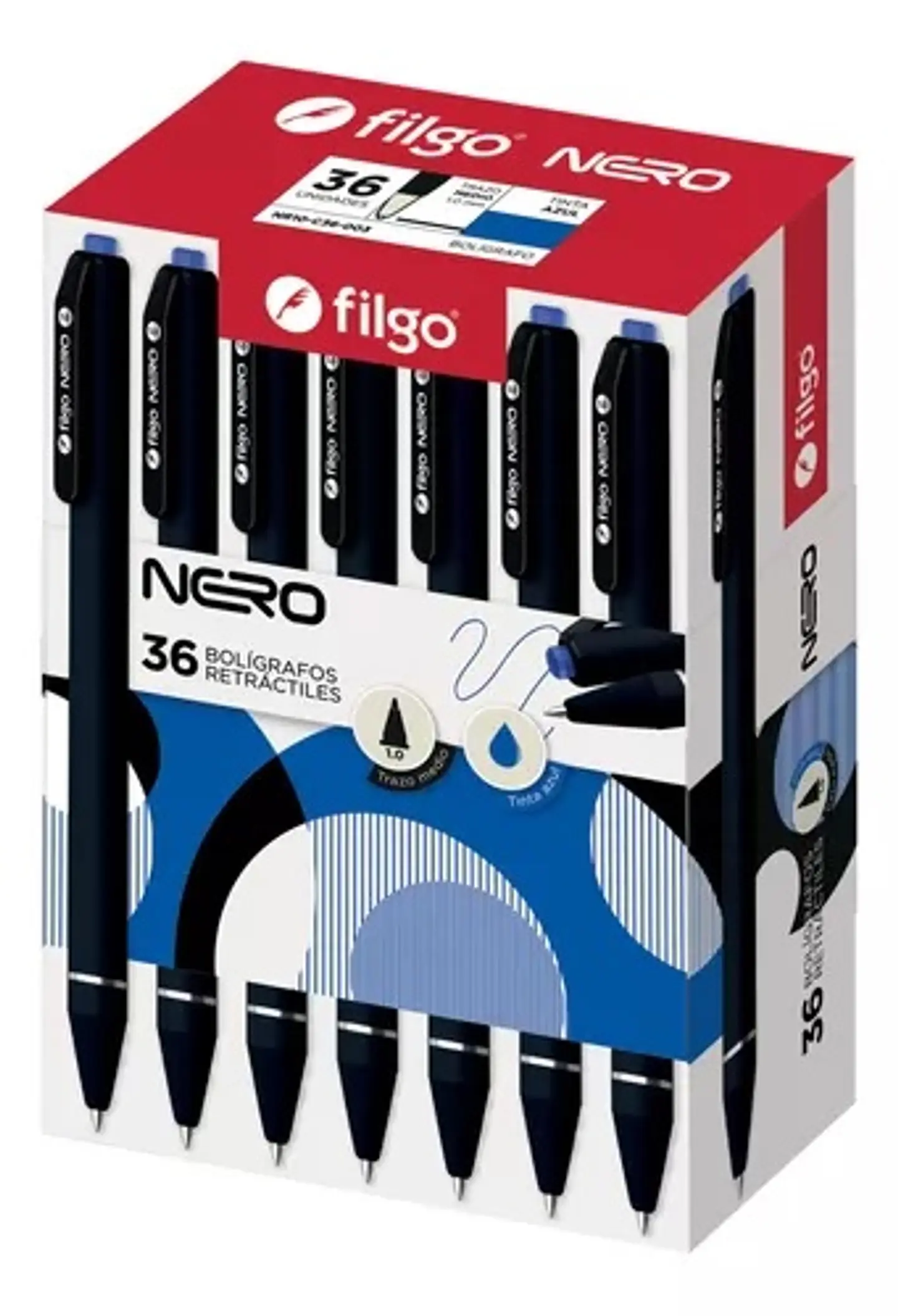 Boligrafo Filgo Nero Rt X36 1