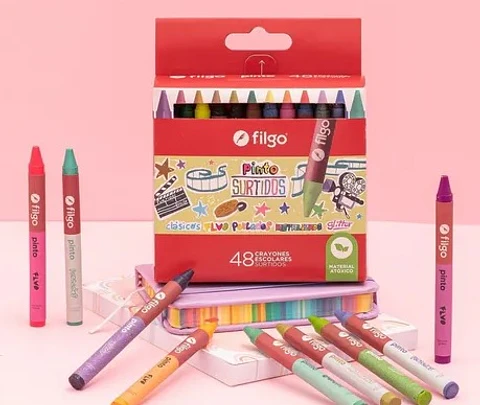 Crayones Filgo Pinto Surtidos X48