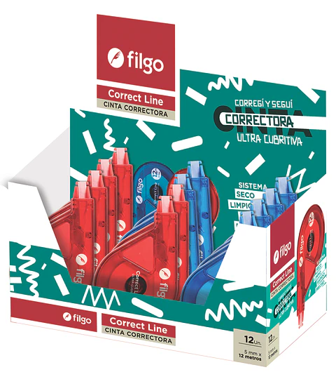 Cinta Correctora Line Filgo 5mm X 12mt
