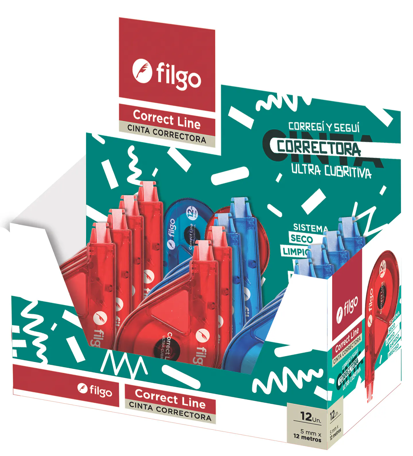 Cinta Correctora Line Filgo 5mm X 12mt 1