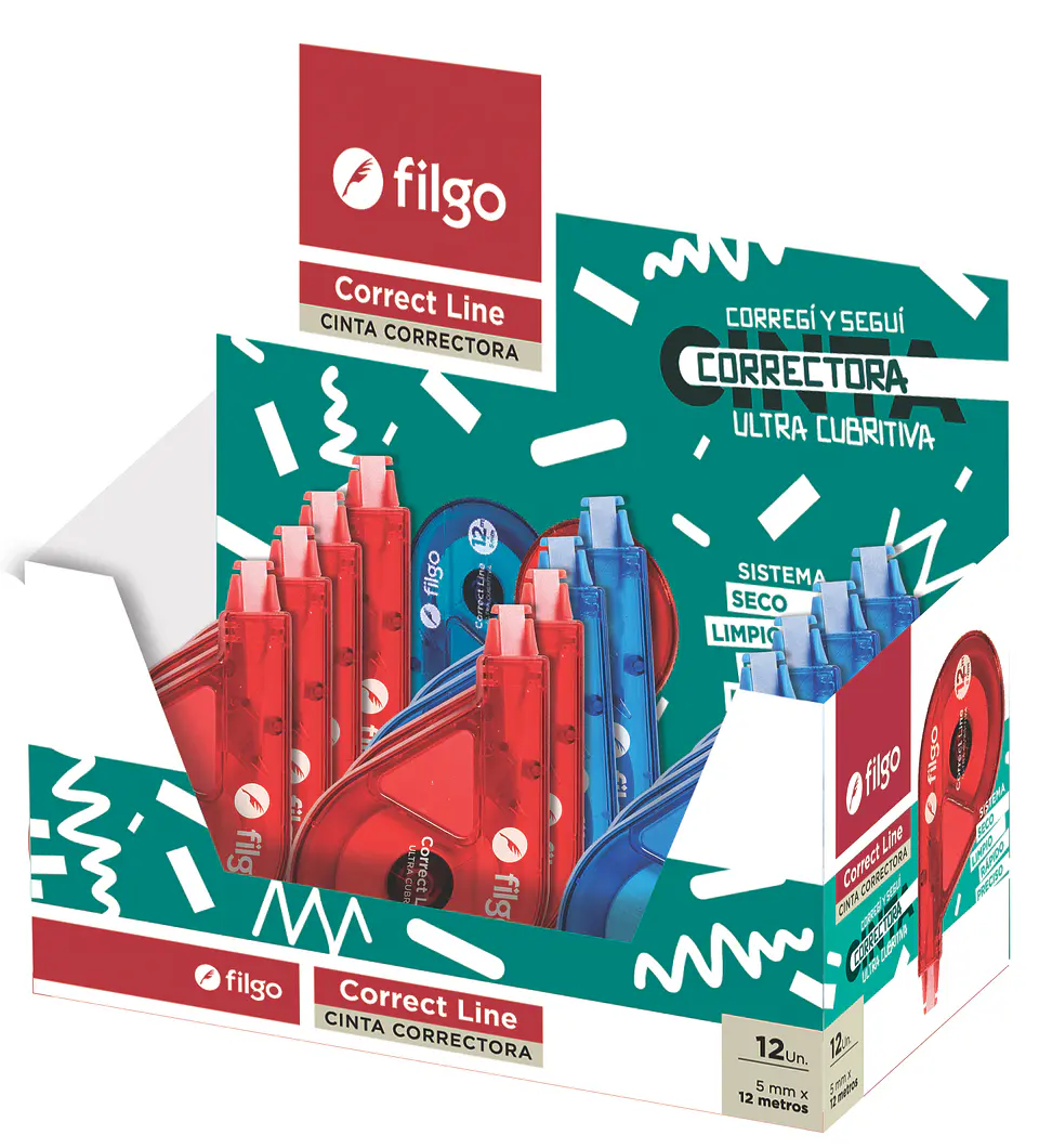 Cinta Correctora Line Filgo 5mm X 12mt 1
