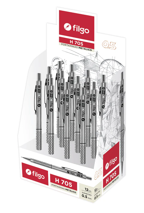 Portamina Filgo Metalico 0.5mm X12