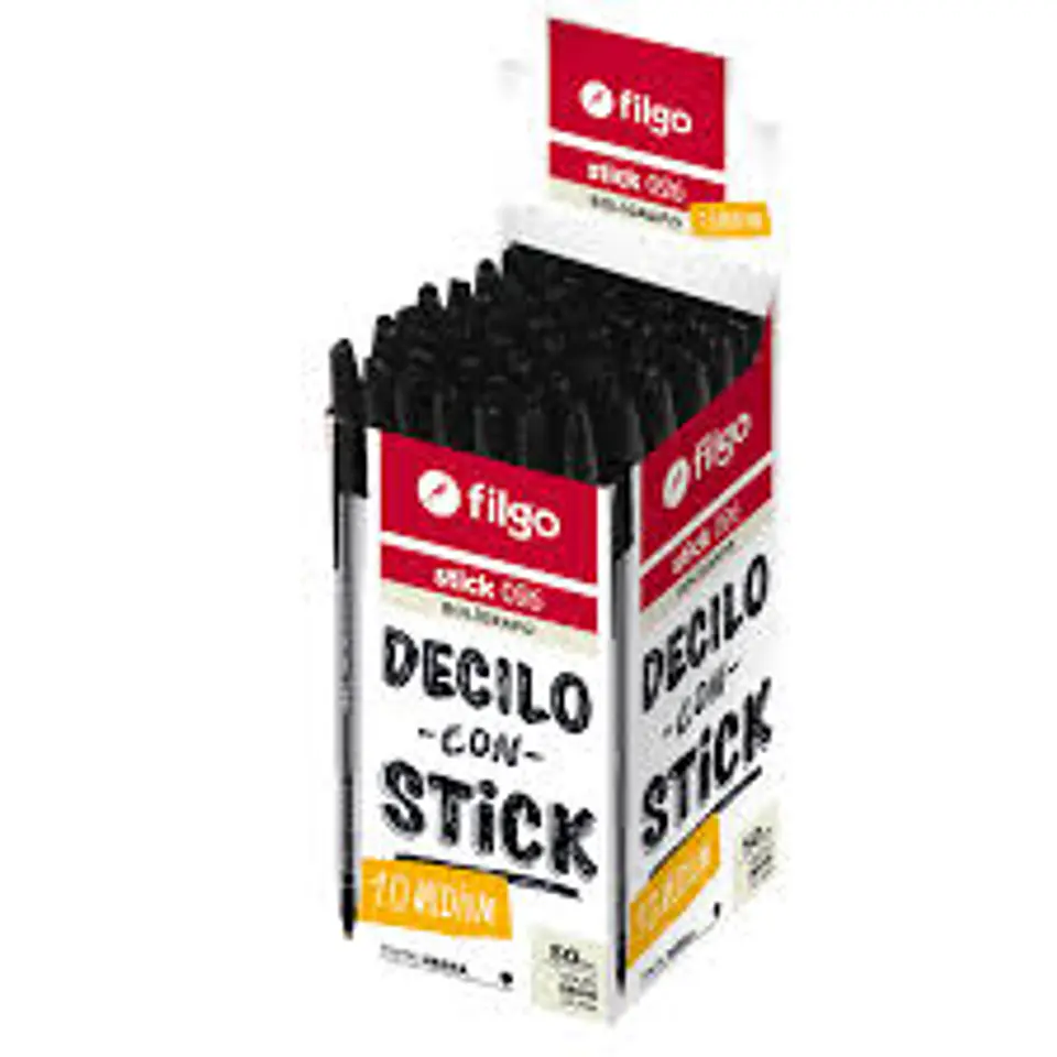 Boligrafo Filgo Stick 026 1mm X50 (Ver Opciones) 3