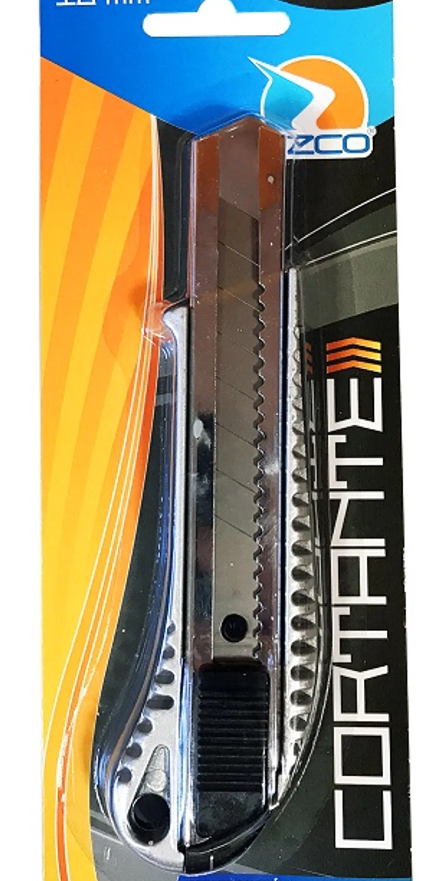 Cutter Ezco 18mm Metalico C/guia 1