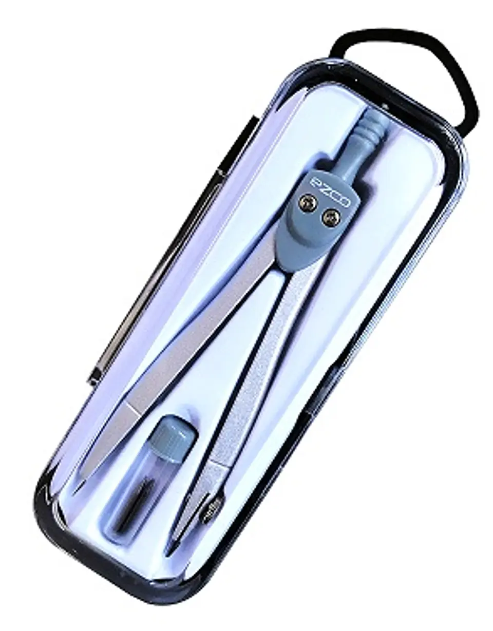 Compas Ezco Metal Estuche 1