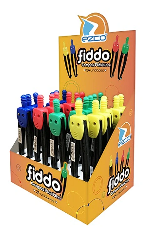 Compas Ezco Plastico Fiddo X 24u
